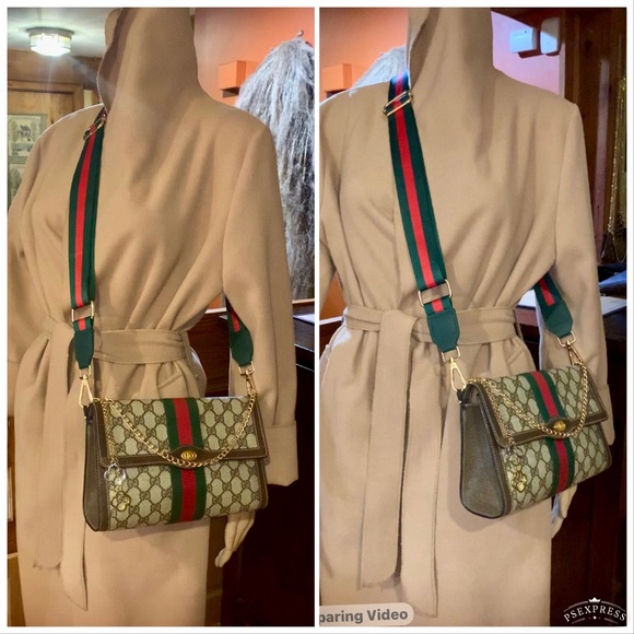 ❗️SOLD❗️😍GUCCI 3/WAY OPHIDIA SUPREME 10x6.5 GORG😍 - Picture 10 of 13